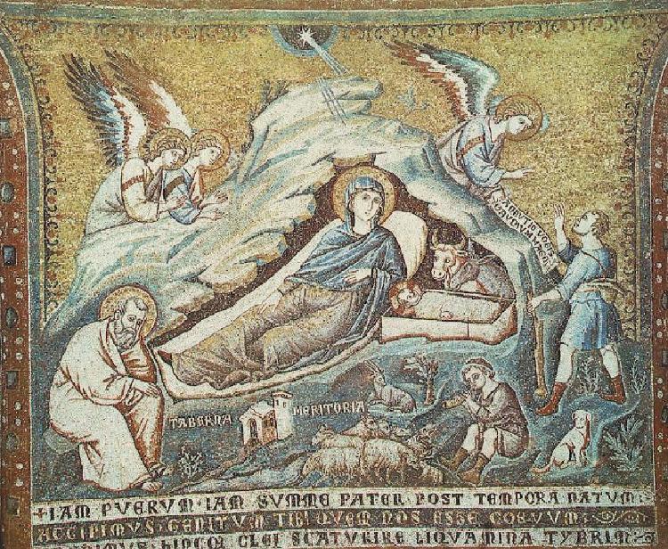 CAVALLINI, Pietro The Birth of Jesus dfg oil painting picture